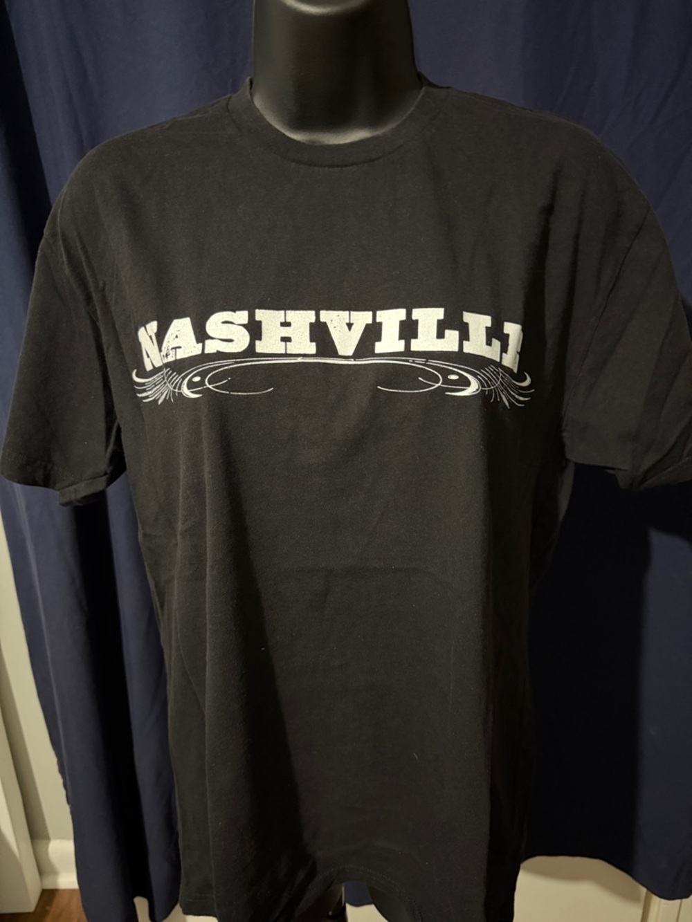 Black "Nashville" Graphic Men's T-Shirt